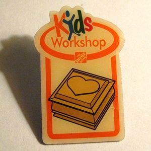 Home Depot Kids Heart Box Valentine Lapel Pin